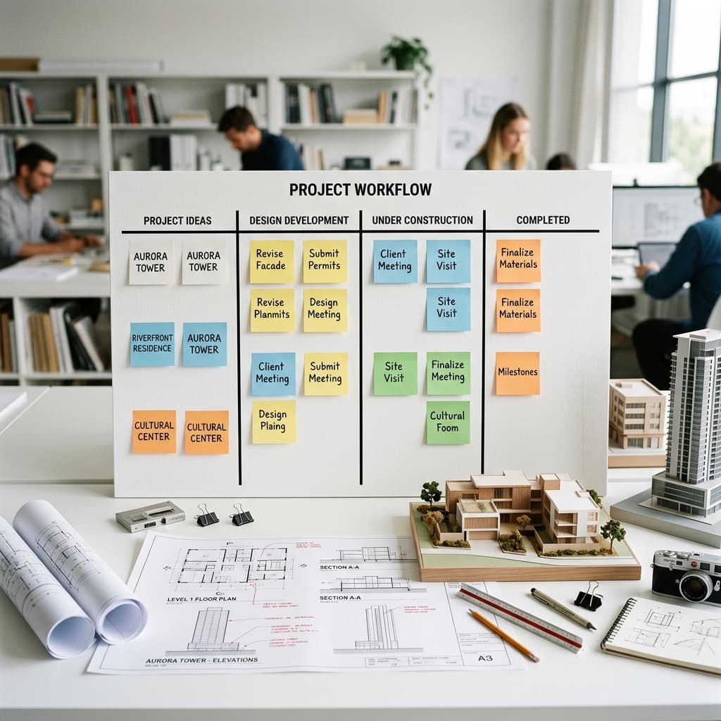Como Usar Kanban para Acelerar a Entrega de Projetos de Arquitetura