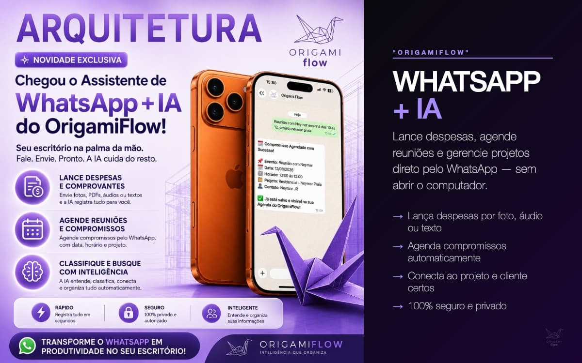 Assistente WhatsApp + IA do OrigamiFlow: Guia Completo