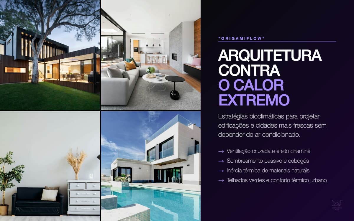 Arquitetura Contra o Calor Extremo: Guia Bioclimático sem Ar-Condicionado