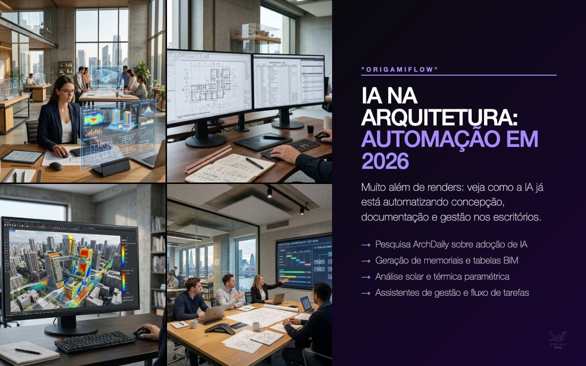 IA Não Vai Apenas Fazer Renders: Veja Como Ela Já Está Mudando o Trabalho dos Arquitetos