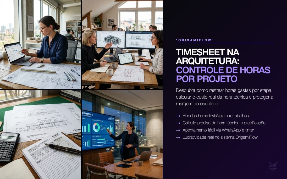 Timesheet na Arquitetura: Como Controlar Horas por Projeto e Aumentar o Lucro