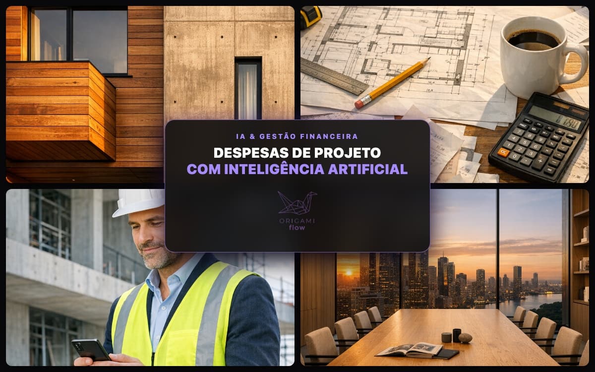 Despesa de Projeto com IA no OrigamiFlow: Gestão sem Erros