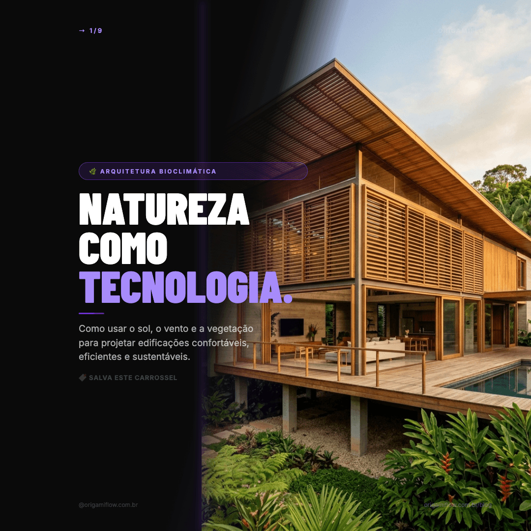 Arquitetura Bioclimática: Sol, Vento e Vegetação